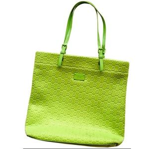 Lime Green MK Tote